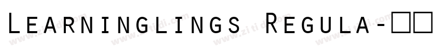 Learninglings Regula字体转换